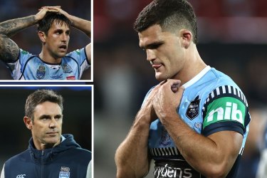 Former Blues half Mitchell Pearce says fans should back under fire NSW half Nathan Cleary. Coach Brad Fittler is showing faith in him.