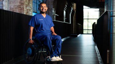 Gold Coast University spinal research doctor Dinesh Palipana is Queensland's Australian of the Year. 