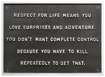 Jenny Holzer, ‘Selection from Survival Series (Respect for life means you love...)’, 1983-1985