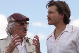 Robert De Niro and Emile Hirsch in The Comeback Trail.