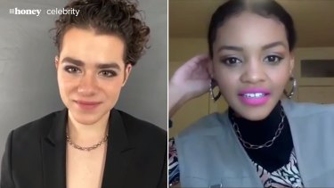 Misha Oshervoich and Celeste O'Connor spoke to 9Honey Celebrity about starring in the new movie Freaky.