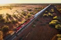 A 2979 kilometre trans-continental journey,  north to south: The Ghan.