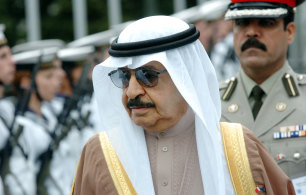 Bahrain prime minister with checkered record