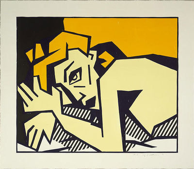 Roy Lichtenstein, ‘Reclining Nude’, 1980