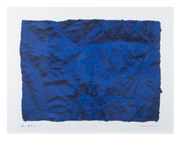 Untitled (Planetary Blue Relief, RP6) (Certified by Yves Klein Archives)