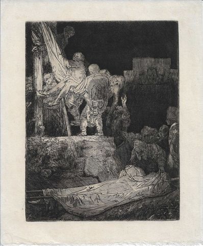 Rembrandt van Rijn, ‘The Descent from the Cross by Torchlight’, 1654