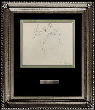 Jules Pascin, ‘JULES PASCIN Original INK DRAWING Hand Signed Artwork Female Portrait Authentic’, 20th Century