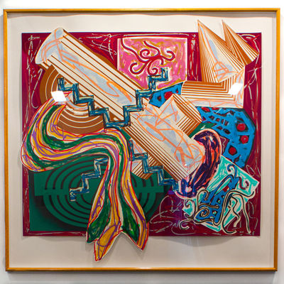 Frank Stella, ‘:Then came a stick and beat the dog"’, 1984