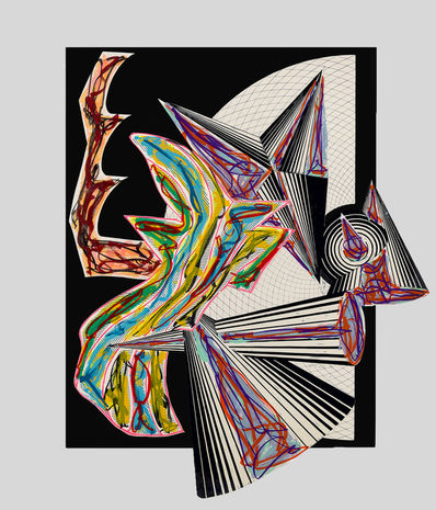 Frank Stella, ‘Then Came Death and Took the Butcher, from Illustrations after El Lissitzky’s Had Gadya’, 1984