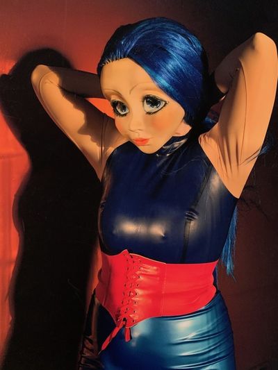 Laurie Simmons, ‘Blue Hair/Red Belt/Blue Dress/Orange Room’, 2014