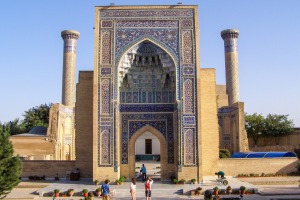 Tamerlane's tomb in Samarkand, Uzbekistan.