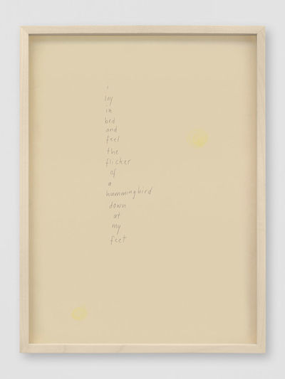 Ugo Rondinone, ‘poem’, 2020