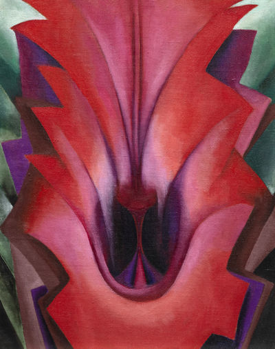 Georgia O’Keeffe, ‘Inside Red Canna’, 1919