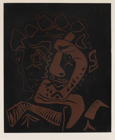 Pablo Picasso, ‘Tete d'Histrion’, 1965