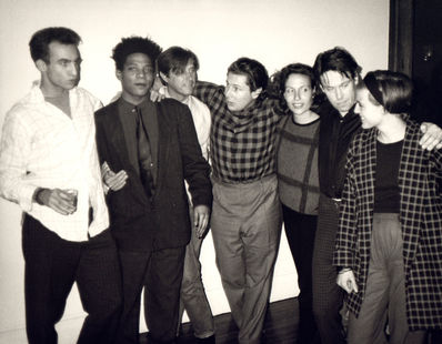 Andy Warhol, ‘Andy Warhol, Photograph of Jean-Michel Basquiat, Bryan Ferry, Julian Schnabel, Jacqueline Beaurang, Paige Powell, and Others at a Party at Julian Schnabel's Apartment, 1985’, 1985