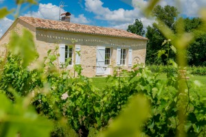 Gite Laplagnotte is a three-bedroom cottage in the heart of St Emilion wine country.