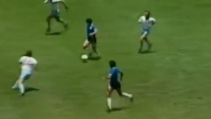 Diego Maradona has died at age 60. The world will always remember this masterpiece goal from the 1986 World Cup.