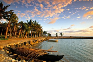 A typically gorgeous beach at Aitutaki, in the Cook Islands.