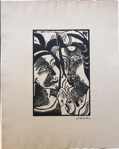 Max Pechstein, ‘Zwiesprache’, 1918