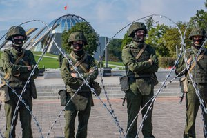 Protest rally against Lukashenko, 30 August 2020, Minsk, Belarus