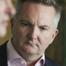 Chris Bowen (right) with Labor leader Anthony Albanese.