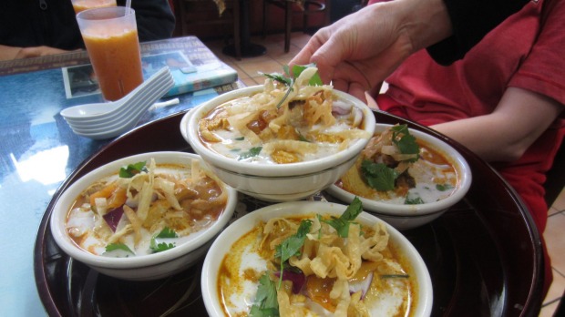 Thai town Chicken and egg noodle curry.