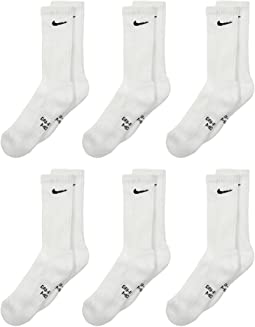 Performance Cushioned Dri-Fit Crew Training Socks 6-Pair Pack (Little Kid/Big Kid)