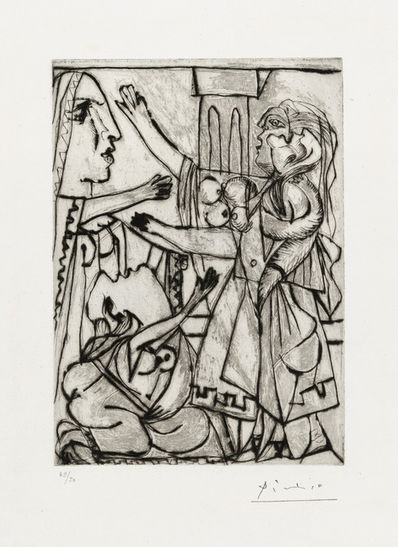 Pablo Picasso, ‘LE SERMENT DE FEMMES. I (The Oath of Women. I)’, 1933
