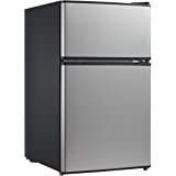 Midea 3.1 Cu. Ft. Compact Refrigerator, WHD-113FSS1 - Stainless Steel