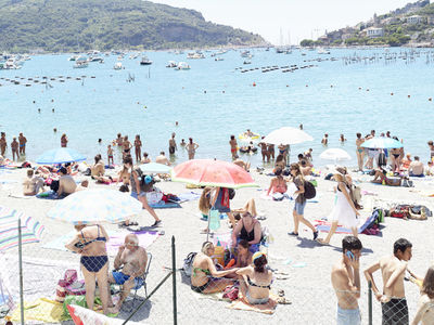 Massimo Vitali, ‘porto venere watermelon’, 2020