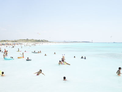 Massimo Vitali, ‘rosignano multi-ethnic’, 2020