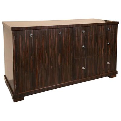 Ralph Lauren, ‘Zebrawood Willie Chest Sideboard with Nickel Pulls by Lauren’, 2000