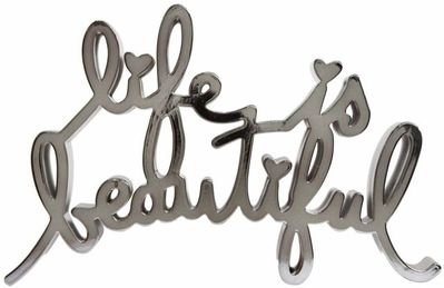 Mr. Brainwash, ‘Life Is Beautiful Hard Candy (Dark Silver)’, 2017