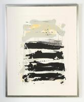 Joan Mitchell, Champs (fields) (Black, yellow, gray)