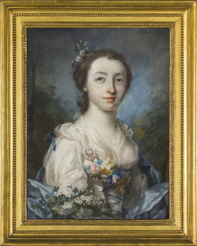 Francis Cotes, ‘Portrait of Mrs. Brogdon’, 1752