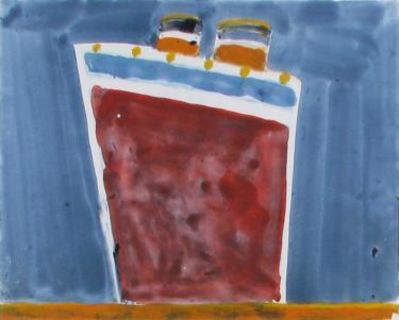 Katherine Bradford, ‘Steamboat Blue Red’, 2013