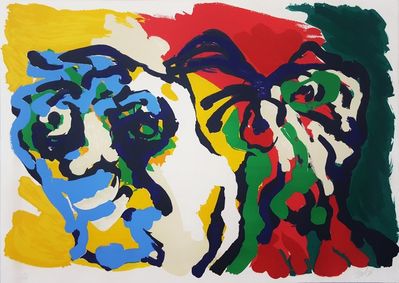 Karel Appel, ‘Two Flowering Heads’, 1976