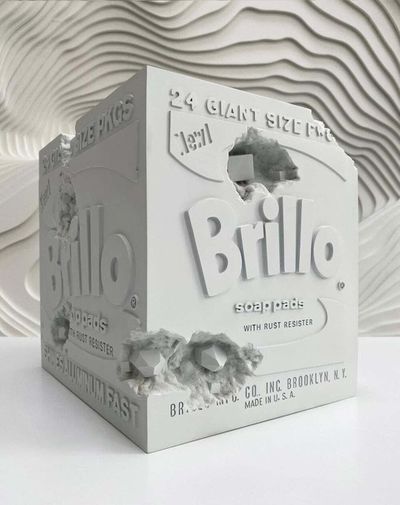 Daniel Arsham, ‘Eroded Brillo Box’, 2020