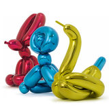 Balloon Rabbit, Monkey and Swan (with matching edition numbers)