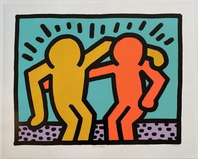 Keith Haring, ‘Best Buddies’, 1990