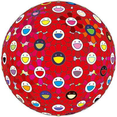 Takashi Murakami, ‘Flower Ball: Bright Red 30/300’, 2017