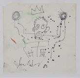 Original Basquiat Boxer Drawing 