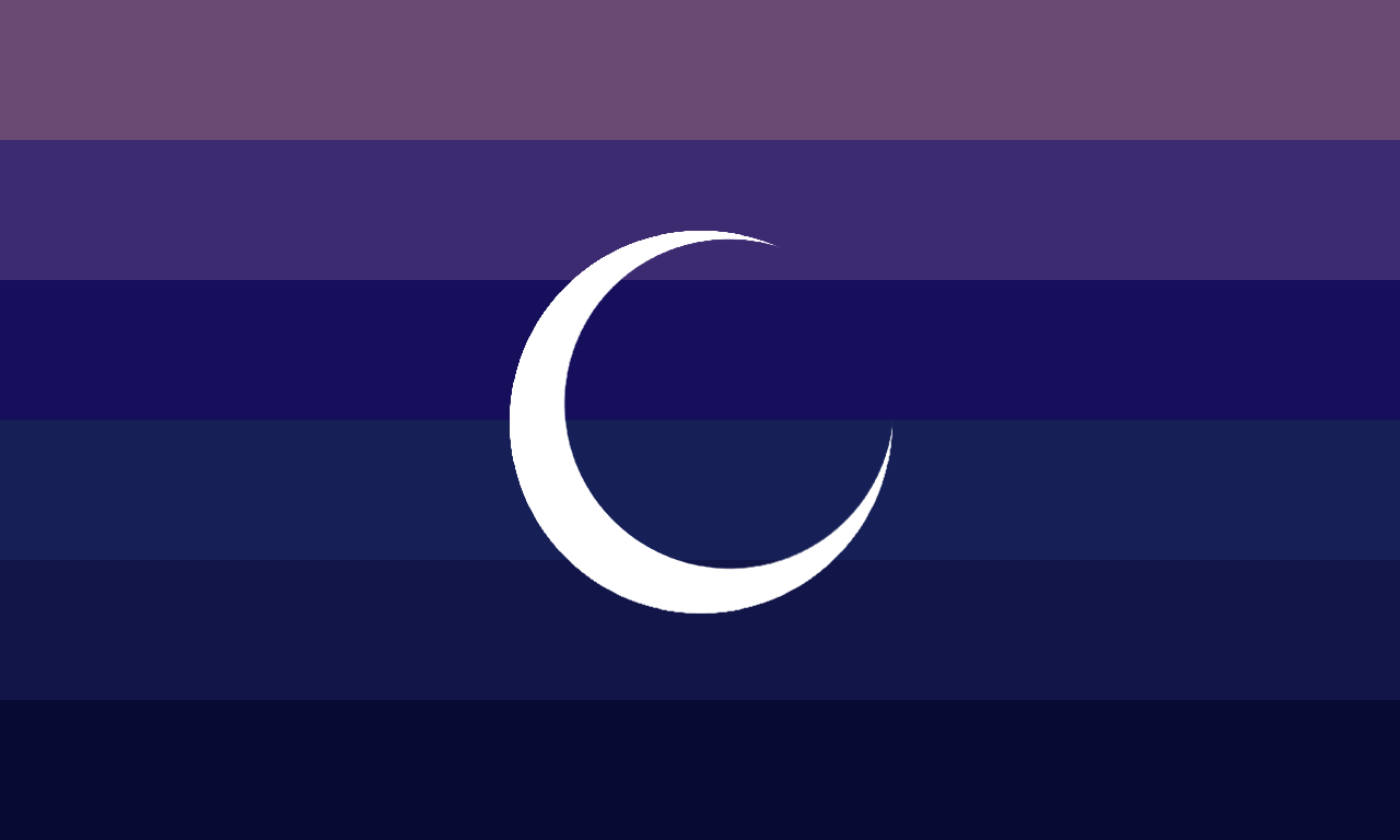 groveflags:
“mogaicrow:
“Nightgender flag for an alter of mine since we couldn’t find any.
Nightgender: Agender but in place of gender, you’re filled with darkness.
Originally it was going to be 12 stripes (after the 12 hours of night) but it ended...