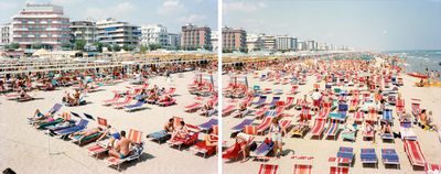 Massimo Vitali, ‘11 & 12 Riccione Diptych’, 2006