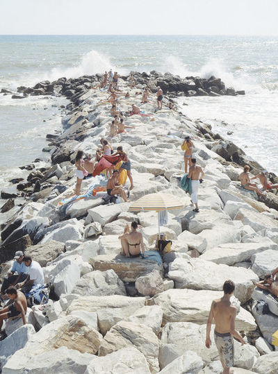 Massimo Vitali, ‘Madima Wave (vertical), from Landscape with Figures ’, 2006