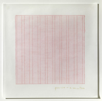 Agnes Martin, ‘Praise’, 1976