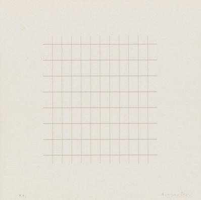 Agnes Martin, ‘Untitled from "On a Clear Day"’, 1973