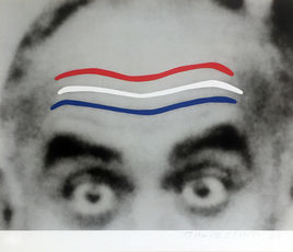 Raised Eyebrows/Furrowed Foreheads (Red, White and Blue)
