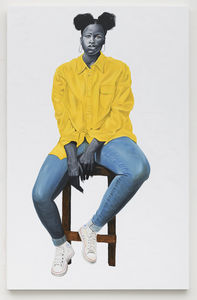 Otis Kwame Kye Quaicoe, ‘Portrait in Yellow’, 2019