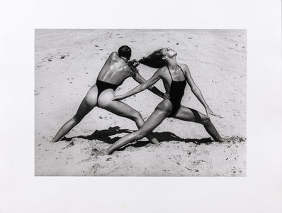 Helmut Newton, ‘Beach Excercise, Miami’, 1975